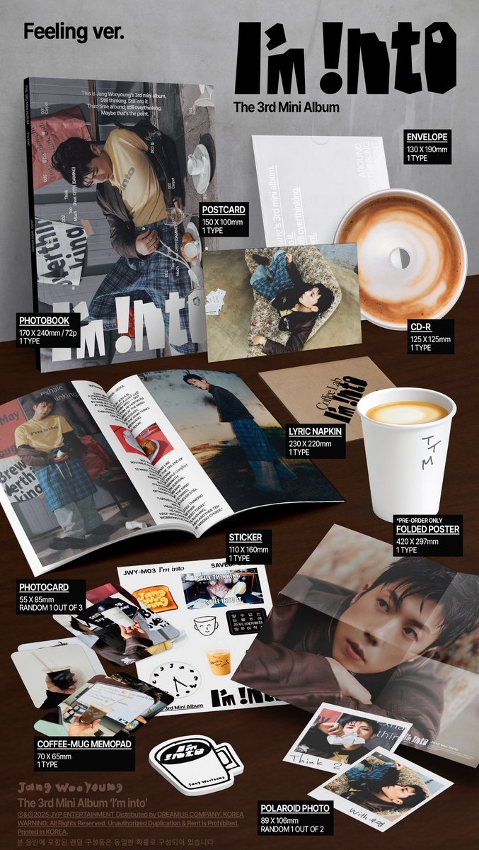 ウヨンちゃんらしい可愛くておっしゃれ〜なアルバム💿😊

장우영(Jang Wooyoung) "I'm into" 
ALBUM DETAIL PREVIEW☕

#장우영 #JangWooyoung
#Im_into