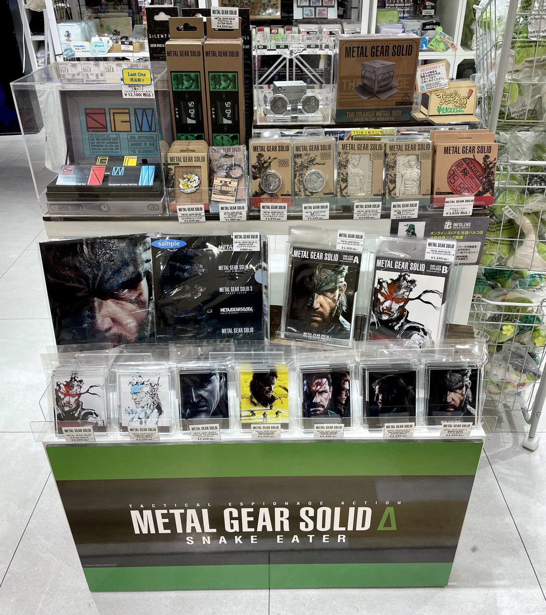 MetalGearSolid シリーズ新商品 池袋パルコ店で販売開始❗️ ＼ 現在