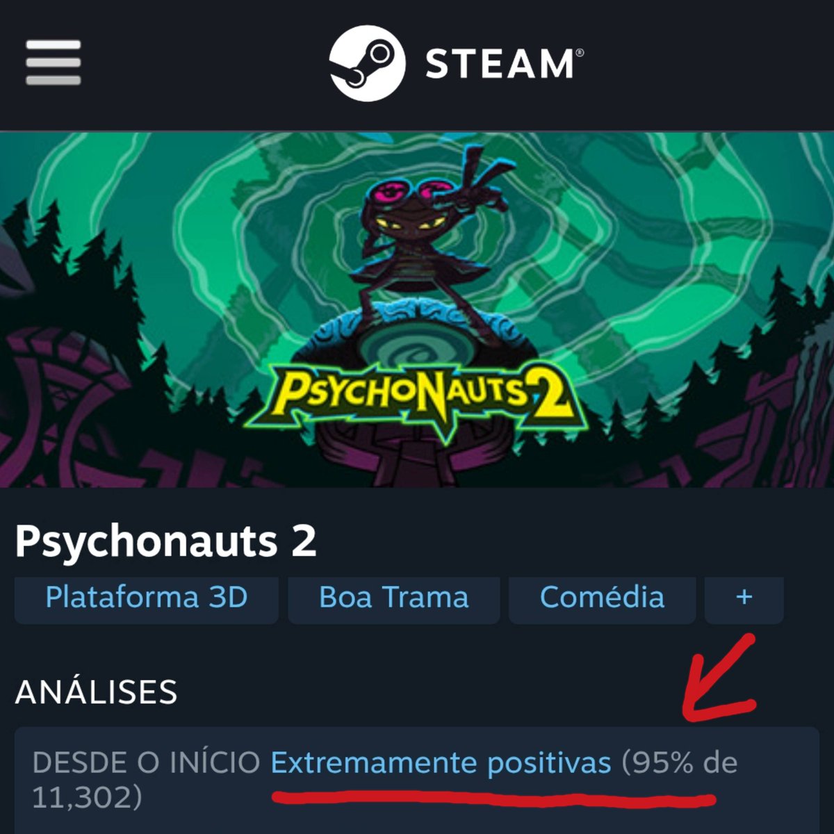 ProfAndersonSAL's tweet photo. Só lembrando aos esquecidos e desinformados o quanto esse jogo é excelente. Um dos melhores plataformas já criados. Inteligente, inovador e game play deliciosa! @DoubleFine #XboxStudios https://t.co/0TwF96UW73