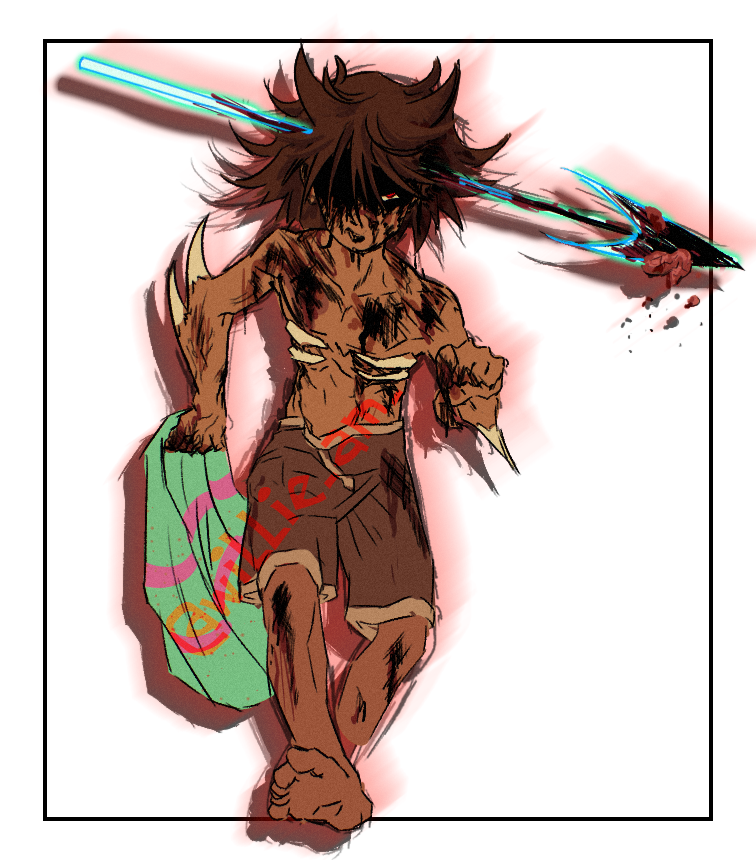 I was referencing a render of Beam i really liked using Frisk and i really liked the result