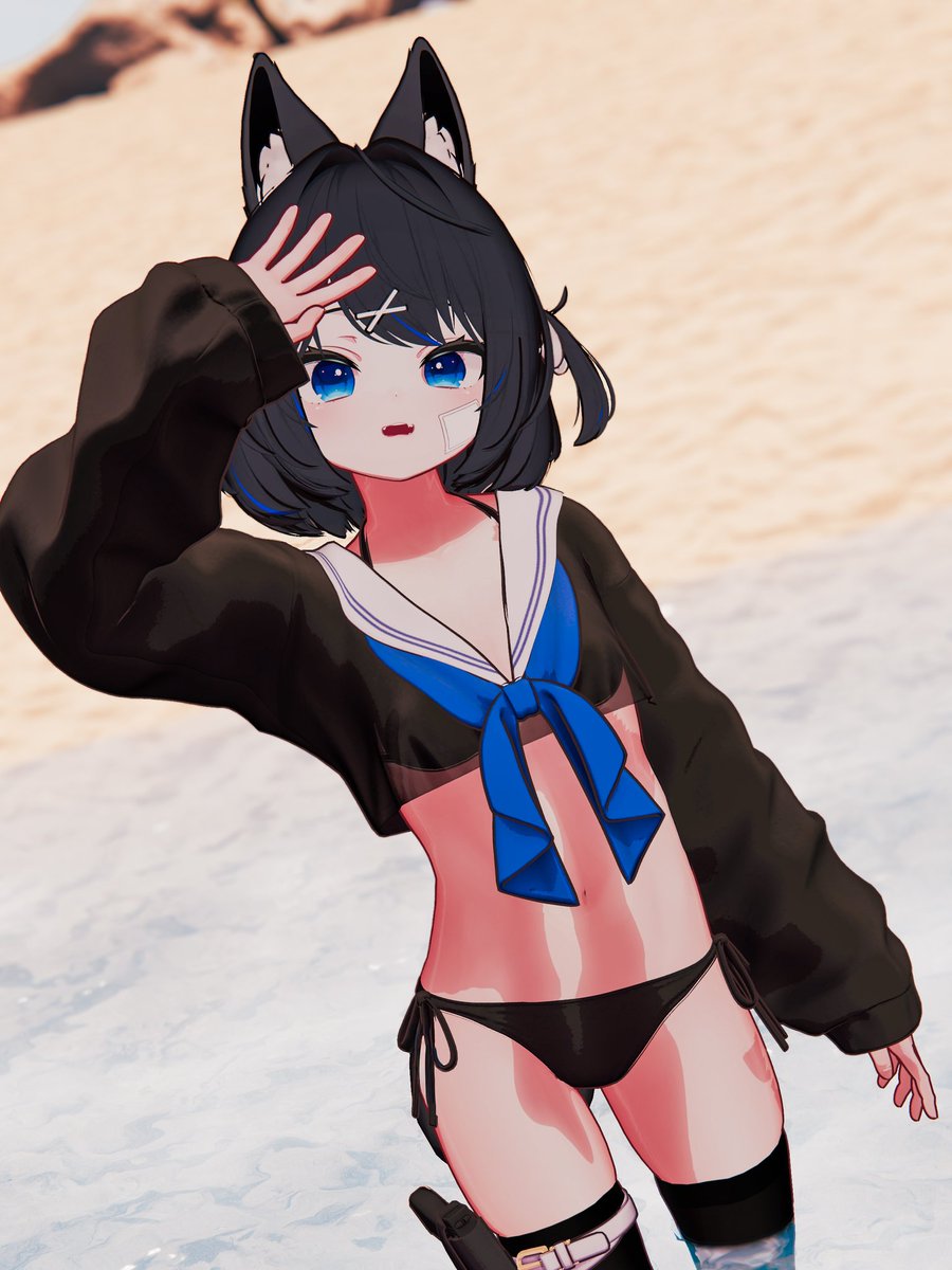 옷이 면적이 작아서 부끄럽지만 뭔가 마음에 들어!