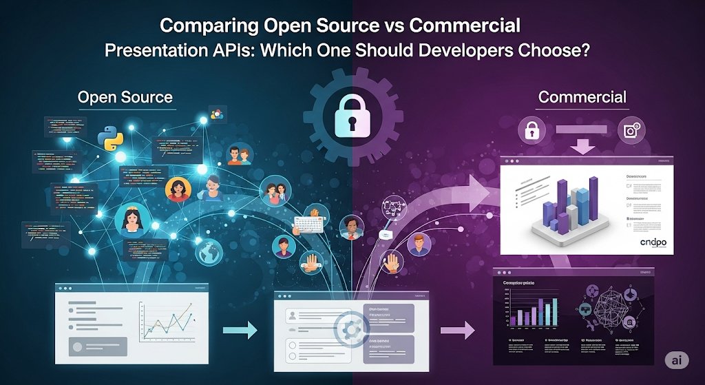 fileformatcom's tweet image. #OpenSource or #commercial #APIs ? Our ultimate guide breaks down the BEST #PowerPoint #Presentation APIs for software developers and programmers. Find your perfect fit and ship better apps, faster. Complete details: shorturl.at/MRTqg