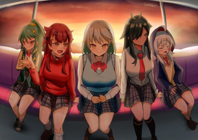 #デュ絵マ #ドラゴン娘になりたくない
再掲 生徒会の素敵な放課後 