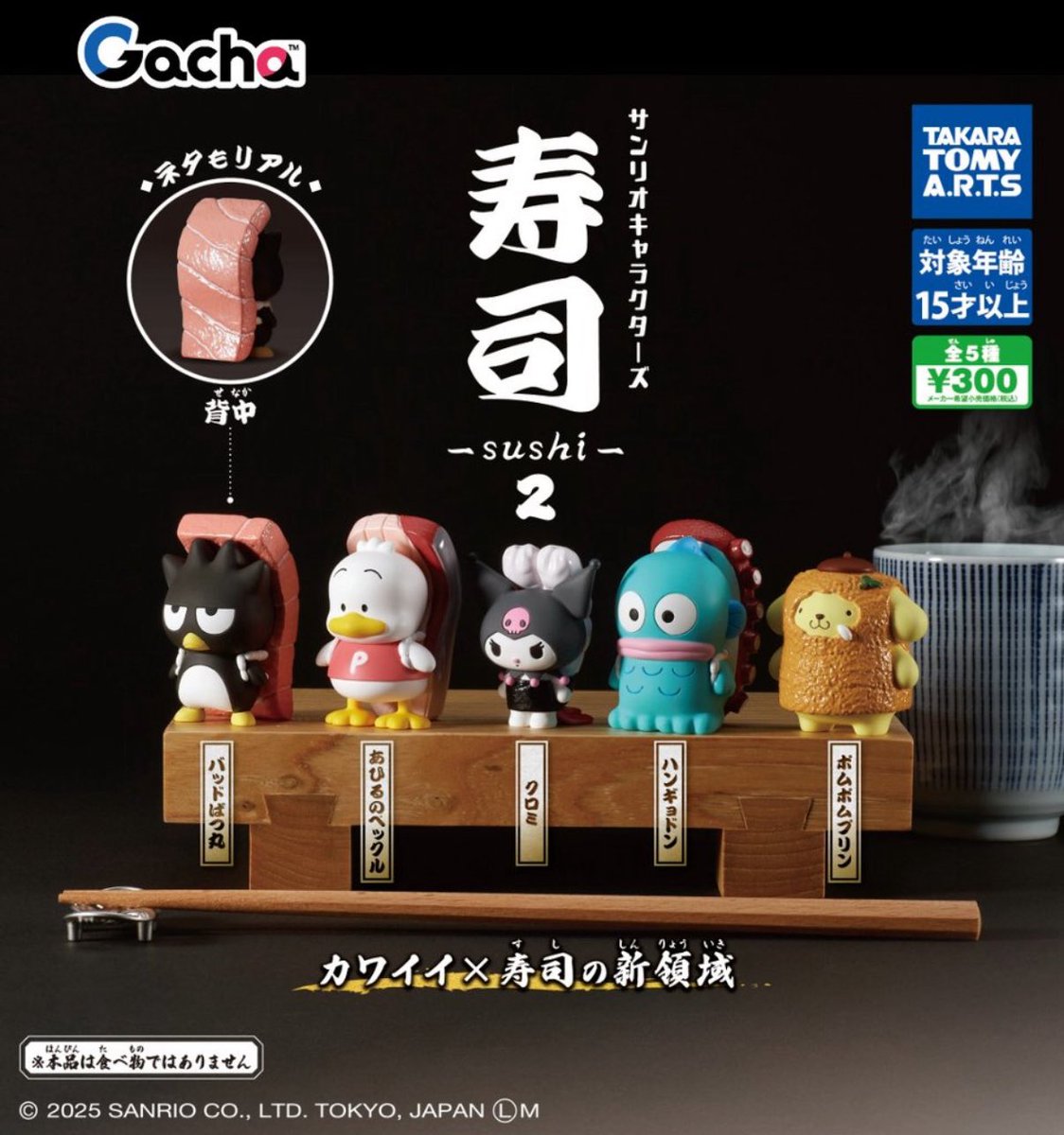 【サンリオキャラクターズ 寿司-sushi-2】 
9月8日(月)以降発売。
a.r10.to/hYHl9v #pr