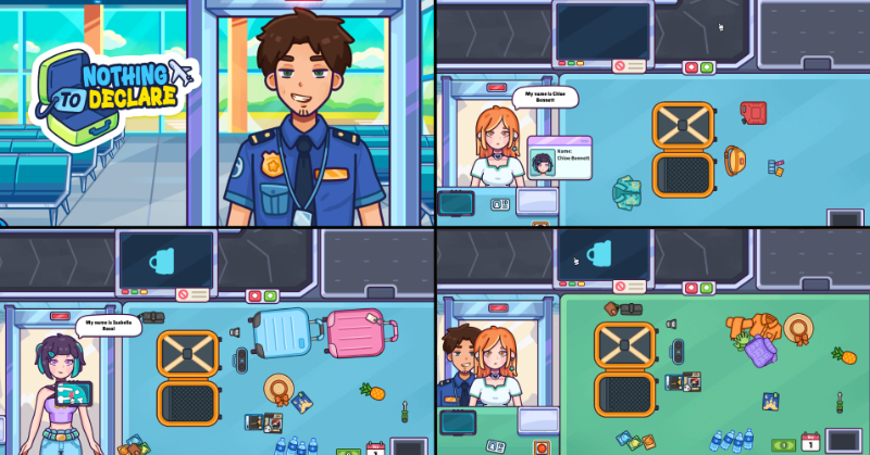 rogueducknet's tweet photo. Start your cozy airport security job!👮🏻‍♂️

Weigh and scan bags, ask passengers questions, and if you are not convinced, search their luggage for dangerous items.

Wishlist on Steam!
