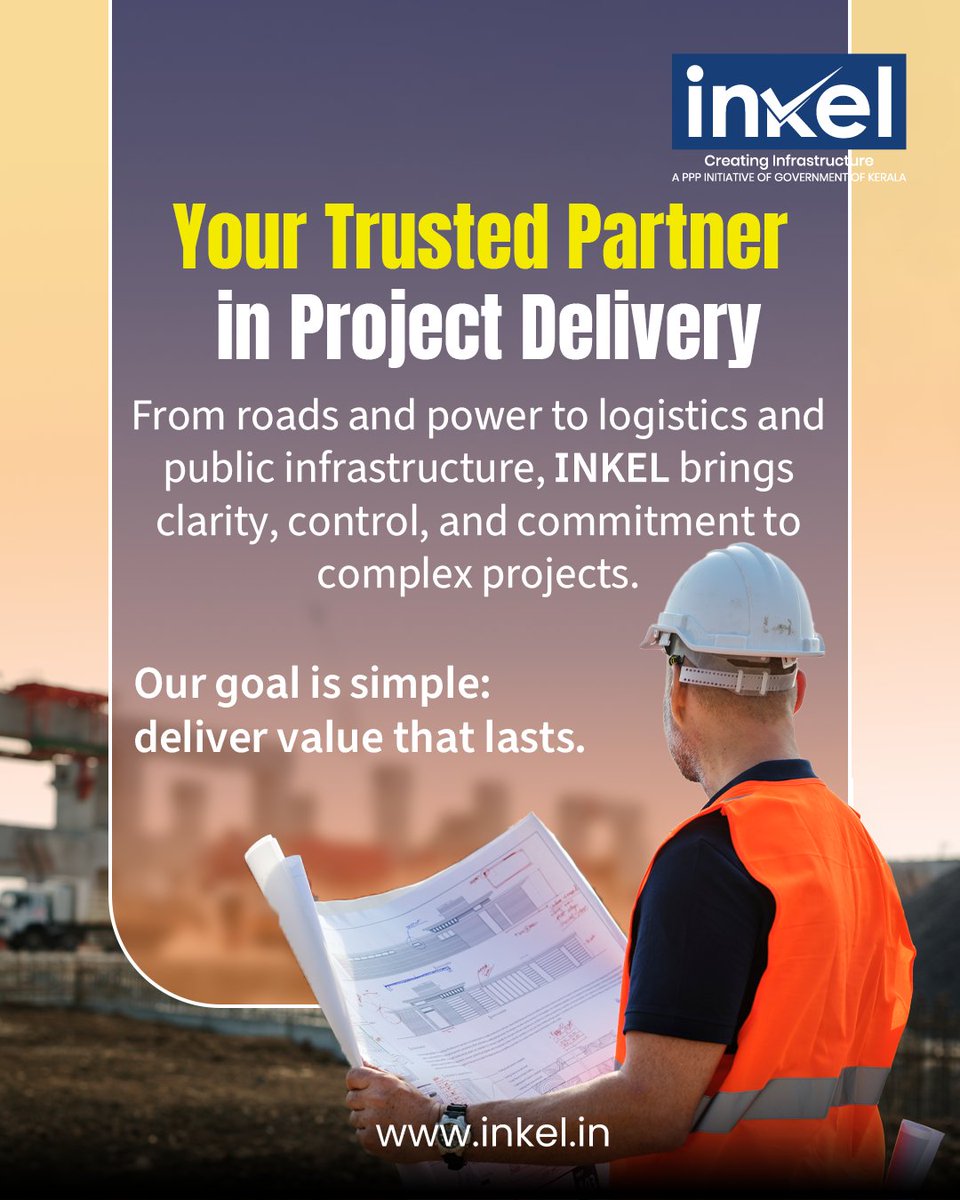 inkel_ltd's tweet image. At INKEL,we build infrastructure that goes beyond projects—creating lasting value in roads, power, logistics, and public assets. With our PPP legacy, we drive growth, innovation, and sustainable development.
Visit: inkel.in
#InfrastructureDevelopment #EPCProjects