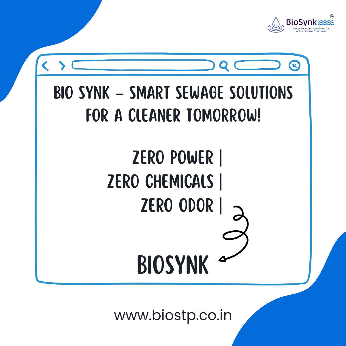 bio_synk's tweet image. 🌊💧 Sewage Problems? Bio Synk Has the Permanent Solution! 💧🌊

At Bio Synk, we design eco-friendly Bio Sewage Treatment Plants (Bio STP) that save you money, space, and our planet. 🌍✨

📞 Contact us now or visit: biostp.co.in
#BioSTP #SewageTreatment