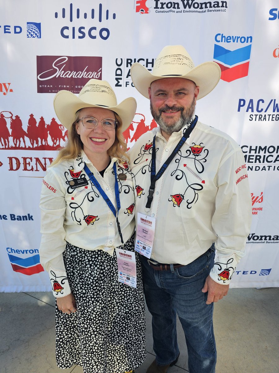 DustyAJohnsonCO's tweet image. Had a fun time yesterday at the 41st Denver Rustlers! It was great to see so many friends and supporters of 4-H and the Colorado State Fair Junior Livestock Sale in attendance. 🤠 #AGvocate #4H #ColoradoStateFair #JuniorLivestockSale