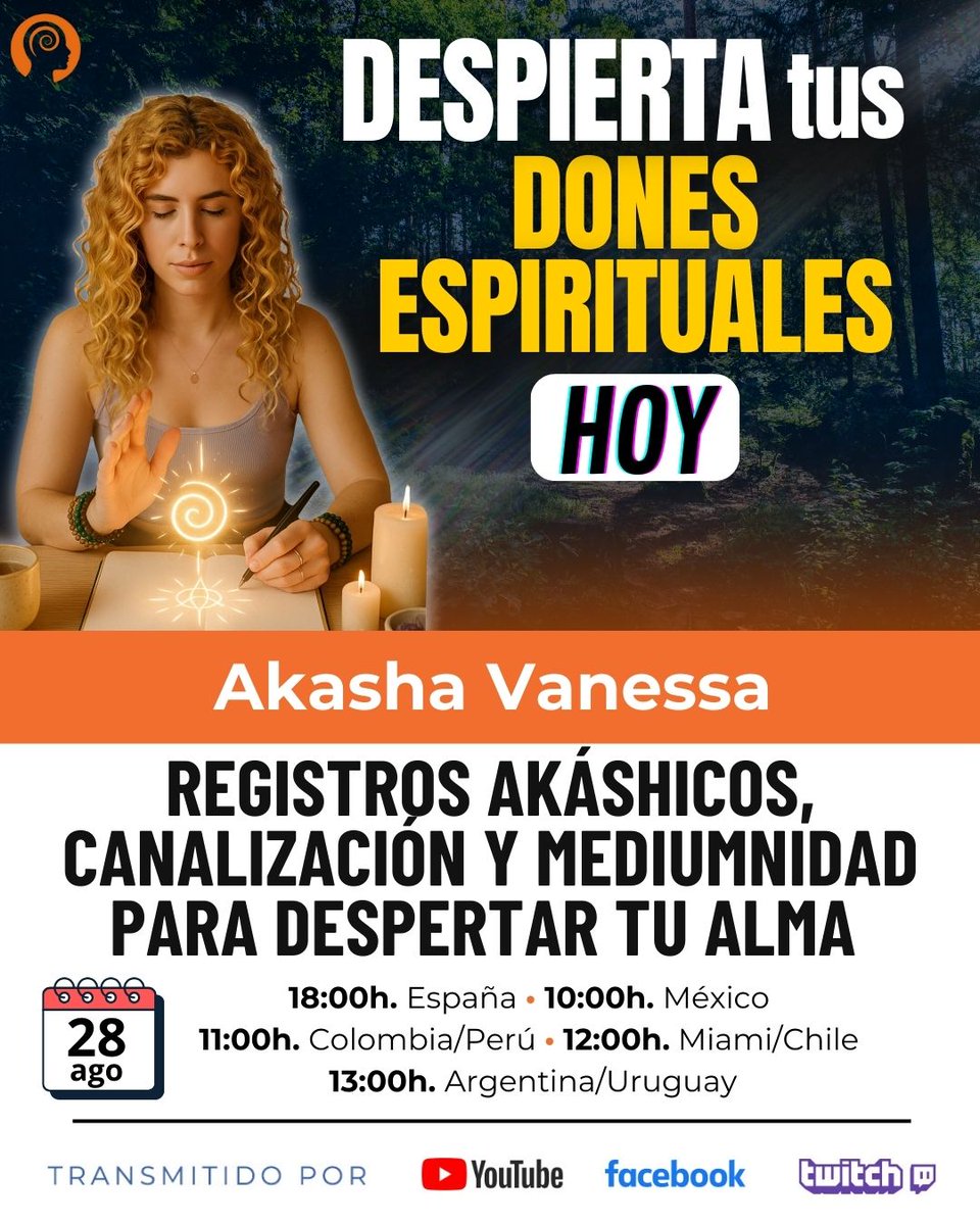 mindaliacom's tweet photo. ✨Hoy abrimos mente y corazón✨
🔑 Registros Akáshicos, mediumnidad y canalización
👽 OVNIS, Jesús y textos sagrados con J. J. Benítez
💡 Biodescodificación y origen emocional de los síntomas
👉 ¿Qué tema te vibra más?
#Consciencia #Mindalia #OVNIS https://t.co/l4JdXgEcps