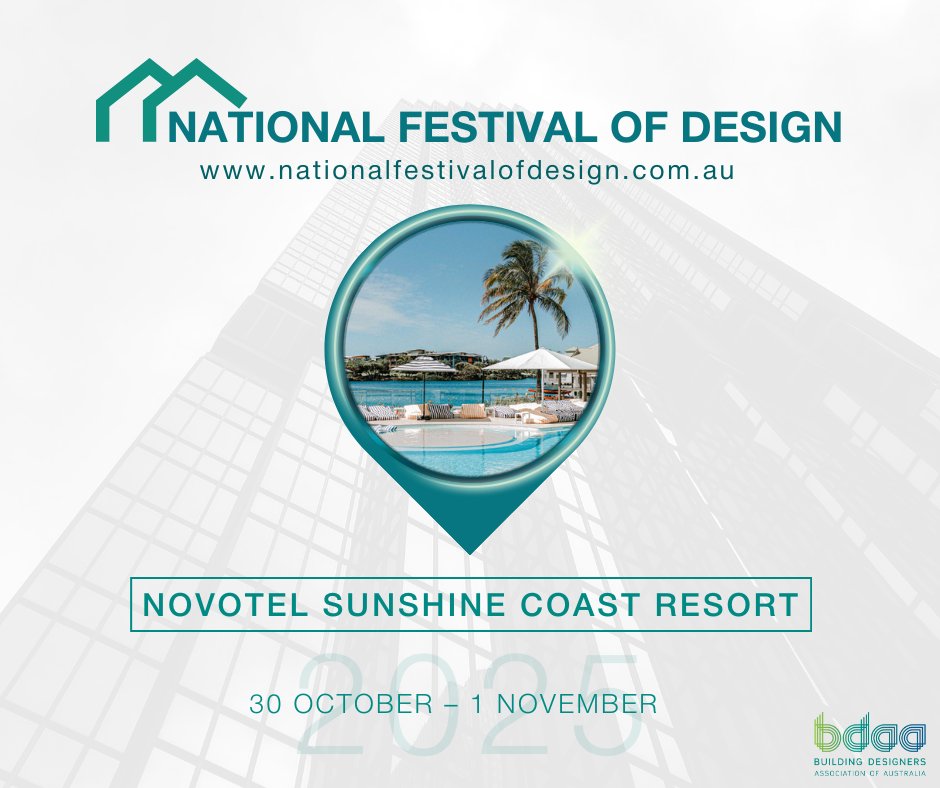 The National Festival of Design brings everything together at Novotel Sunshine Coast Resort.
All key events and your stay in one place with exclusive discounts: nationalfestivalofdesign.com.au
#NationalFestivalOfDesign #BDAA