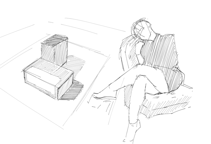 今日のクロッキー