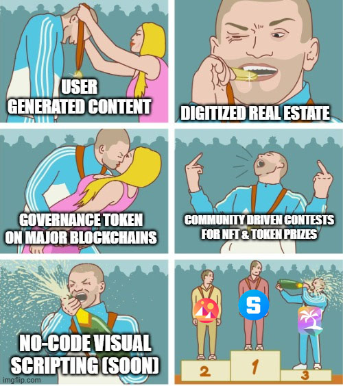 theshakesbeer's tweet image. Some @Nifty_Island peeps seem to want to make things a competition between projects. Very short sighted &amp;amp; foolish when comparing numbers &amp;amp; mutual potentials. #SandFam