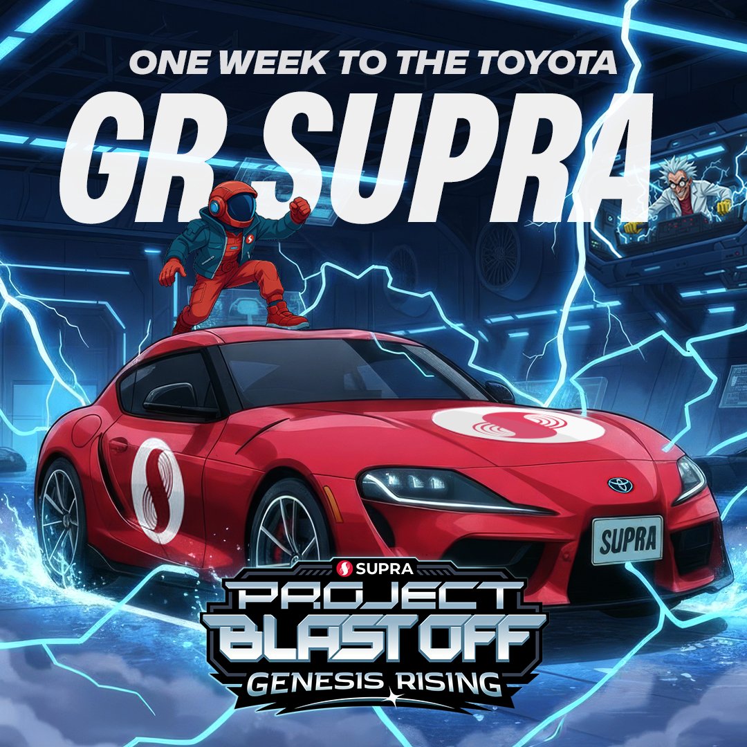 PBO CAR GIVEAWAY: You only have 7 DAYS left to hit that 14 day streak of daily polls!

If you're at 7 days or above right now, do not slip up. Keep checking in daily to make it into the Toyota GR Supra giveaway.

👉 supra.com/blastoff

If you've hit a 14-day streak at any