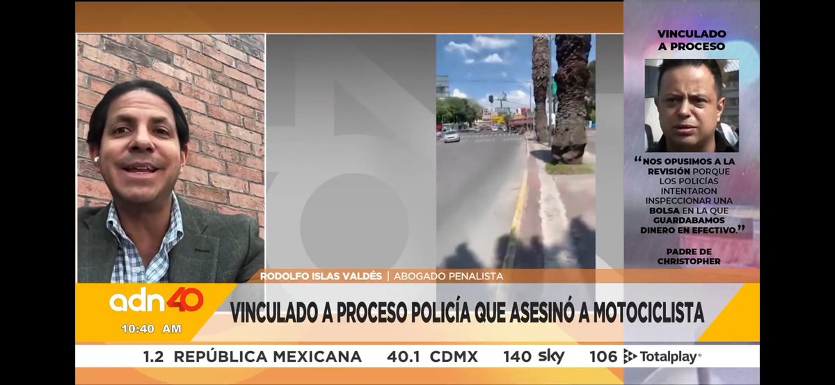 Gracias por la invitación a <a href="/adn40/">adnnoticiasmx</a> con <a href="/vaitiaremateos/">Vaitiare Mateos Bear</a> y <a href="/juanpadeleo/">Juan Pablo de Leo Spínola</a> en #adnConmigo <a href="/Azteca/">TV Azteca</a> para platicar sobre un tema que por sus características se vuelve relevante ¿cumplimiento de un deber?, ¿defensa legítima?, ¿abuso de autoridad? 🙏🙏