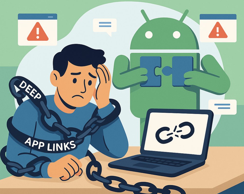 MrNeo09's tweet image. 🚀 Deep Linking in 2025: Nightmare or Finally Solved?

From myapp:// chaos to App Links &amp;amp; assetlinks.json headaches — Android devs have seen it all.

Here’s the 2025 survival guide 🛠️👇
👉 medium.com/@vaibhav.shaky…

#AndroidDev #DeepLinking #AppLinks #DevLife