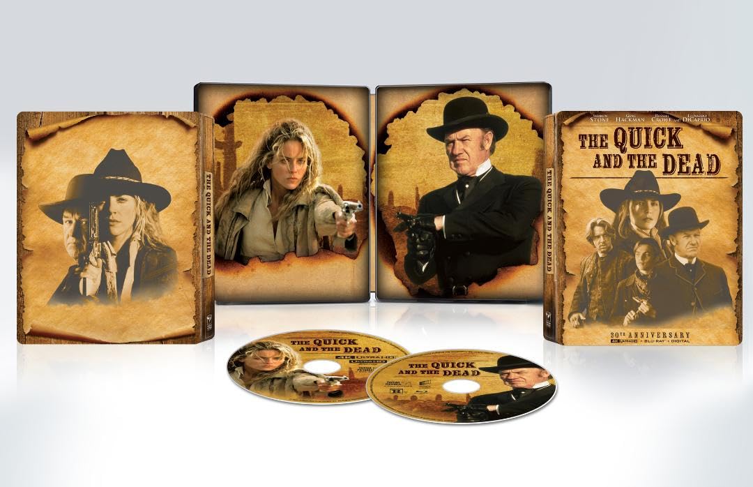 The Quick and the Dead 30th Anniversary 4k Blu-ray/Blu-ray/Digital SteelBook edition is now up for pre-order on Amazon $30.45 amzn.to/47AnyoP (Release Date: Oct. 7)