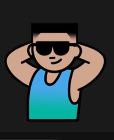 今天早上我久違睡了八小時
因為有睡覺頭髮亂掉，看起來像平頭
我戴眼鏡又穿無袖衣服
所以鏡子裡的自己好像變成LINE那個人
心情複雜