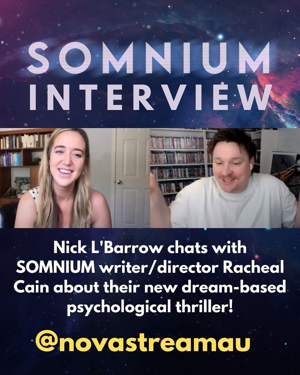 Peter Walkden (@walkdenent) on Twitter photo 🎥 <a href="/nicksflicksfix/">Nick L’Barrow - Interviews and Reviews</a> sits down with writer and director #RachealCain to dive deep into the making of #SOMNIUM, the chilling dream-based psychological thriller that’s already making waves. Watch the full interview now on <a href="/NovastreamN/">Novastream</a> via YouTube!
<a href="/Lightbulb_Films/">Lightbulb Film Distribution</a> 🎥 <a href="/nicksflicksfix/">Nick L’Barrow - Interviews and Reviews</a> sits down with writer and director #RachealCain to dive deep into the making of #SOMNIUM, the chilling dream-based psychological thriller that’s already making waves. Watch the full interview now on <a href="/NovastreamN/">Novastream</a> via YouTube!
<a href="/Lightbulb_Films/">Lightbulb Film Distribution</a>