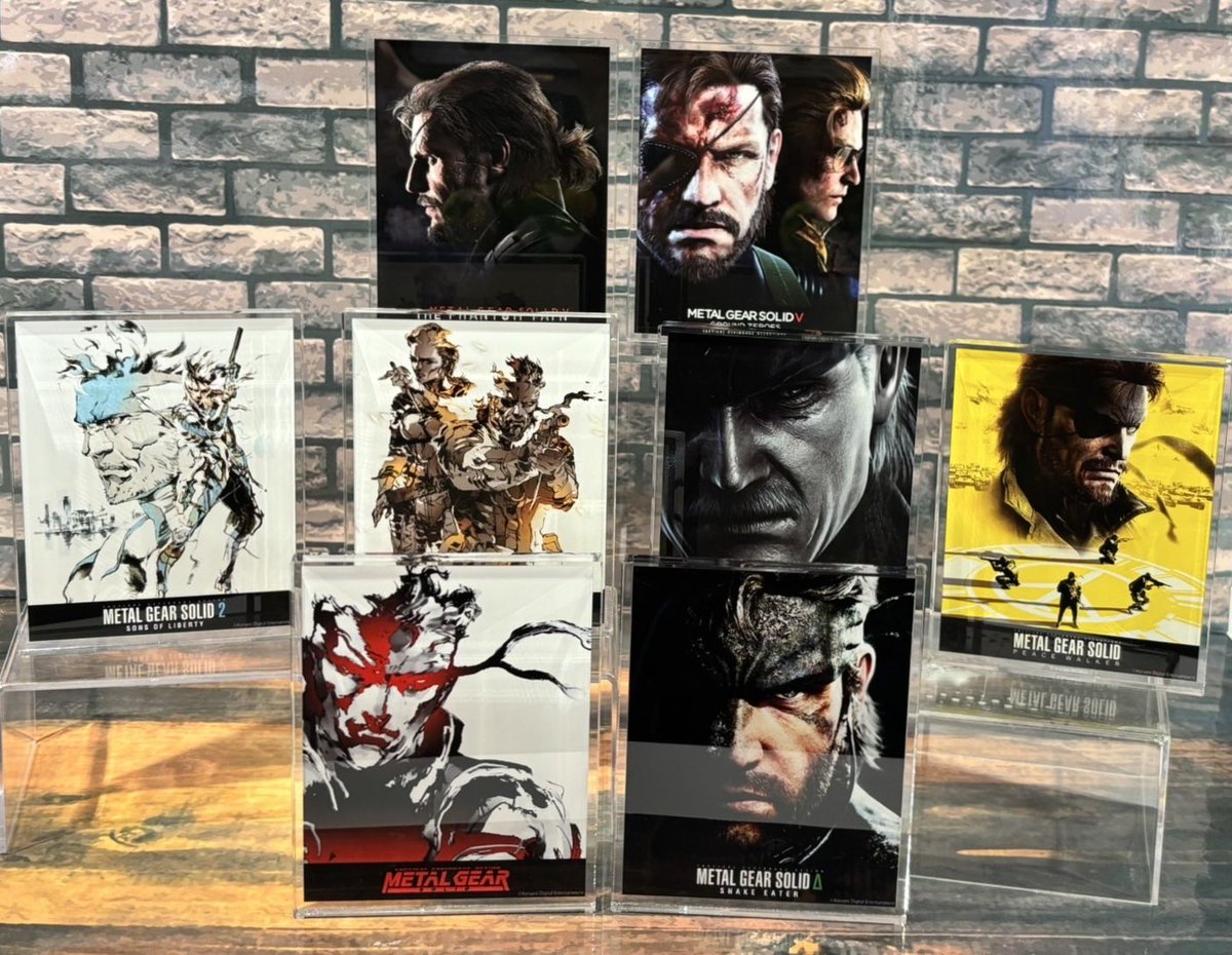 📣新商品❗️ 「METAL GEAR SOLID」シリーズ アクリルブロック(全8種