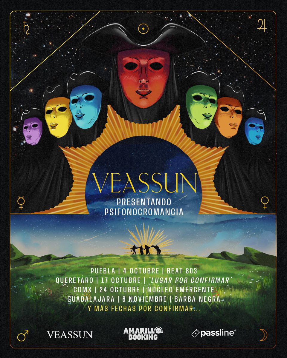 ¡Surprise mdfkrs!
Estamos muy felices de por fin poder mostrarles lo que hemos estado trabajando todo este año y que mejor que en vivo y por primera vez en otras ciudades ❤️
Nos vemos en cualquiera de las fechas 🎭
Boletos disponibles en el link de nuestra biografía ❤️