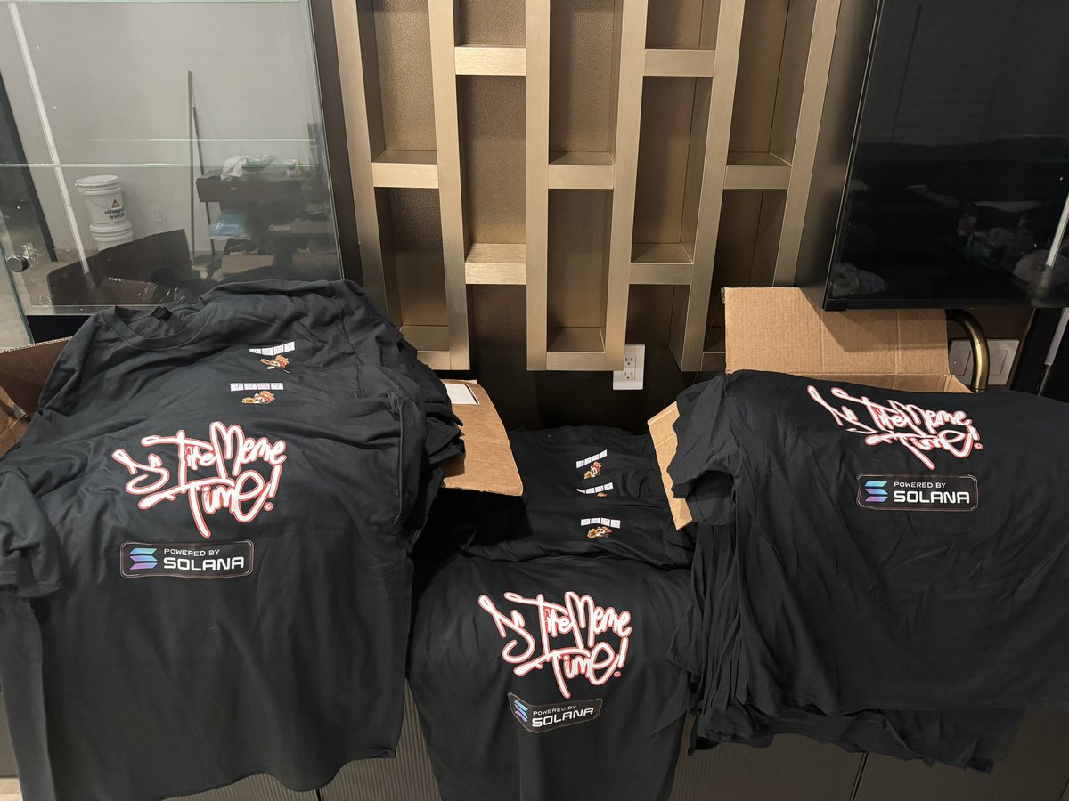 These 200 shirts aren’t just fabric. They’re the first battle flags of an ecosystem that refuses to be ignored. A signal that Web2 &amp; Web3 are colliding through games, memes, and rewards.