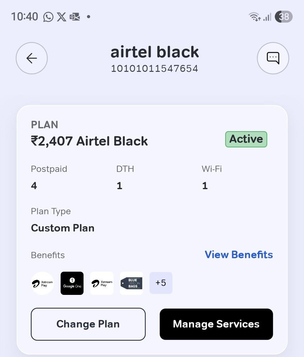 sandy241986's tweet photo. @airtelindia you guys keep changing my plan on your own... This is happening for last 10 days.. Pls help https://t.co/oXg4hPHtYI