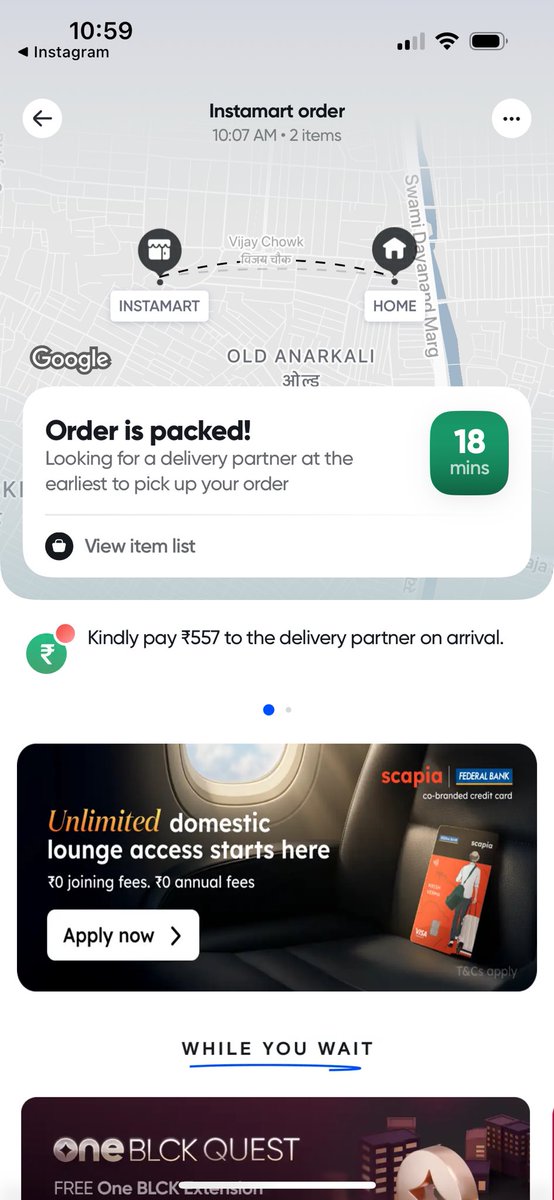 imDsahay's tweet photo. 2/3 @SwiggyInstamart Hello Team,
Due to this delay, I had to face a lot of inconvenience. I was given a ₹100 coupon as compensation, but honestly, this does not justify the trouble I faced. As a loyal and regular customer of Instamart, I expect fair treatment.
I kindly request https://t.co/cBbhFa6OQS