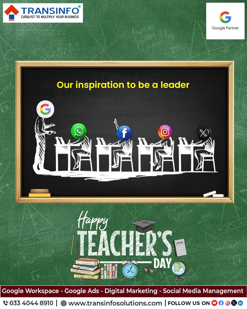 transinfosol's tweet image. Teachers never stop influencing, we are much ahead in the race because of our teachers’ valuable advice &amp;amp; counselling. They are the prime movers. ☺
Our Tribute 🙏
#HappyTeachersDay

#TransinfoSolutions #Transinfo #TeachersDay2025 #InspiringStory #Motivational #BuildingFuture