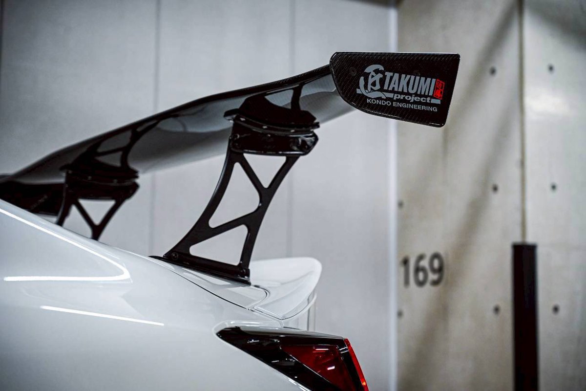 近藤エンジニアリング GTウィング 3D-Line 1410mm ハイマウントステー