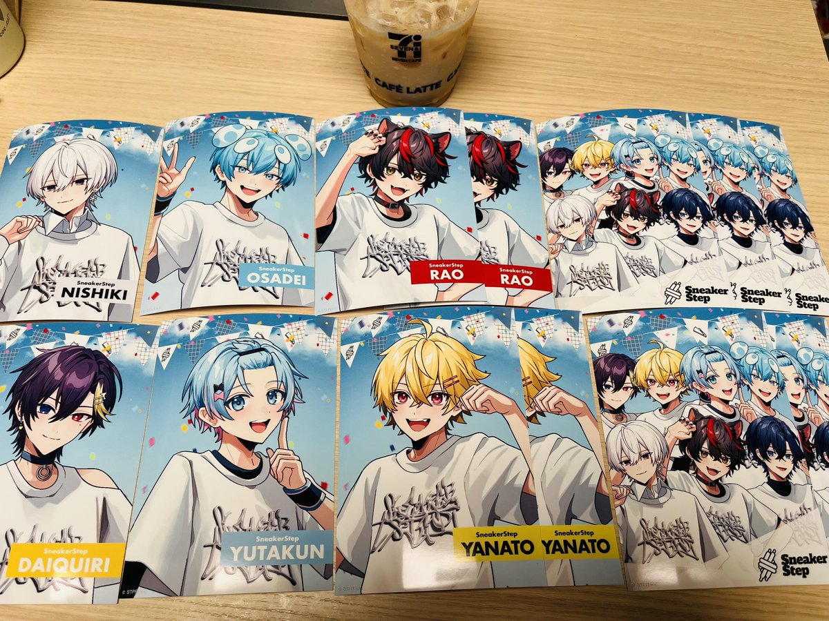 SneakerStep すにすて おさでい ブロマイド ブロマ セブンイレブン