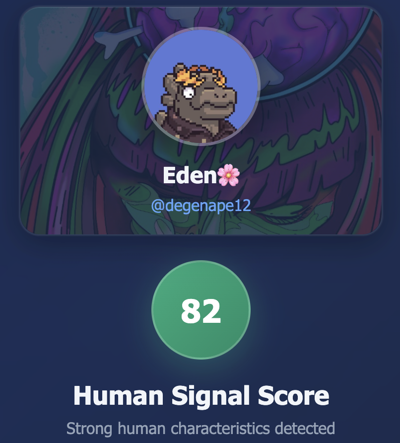 Finally, my NPC patch is wearing off.

Want to see if you're human or AI slop?

Find out at humansignal.ai

#HumanSignal <a href="/Pindora_HQ/">LUCIA AI Foundation</a>