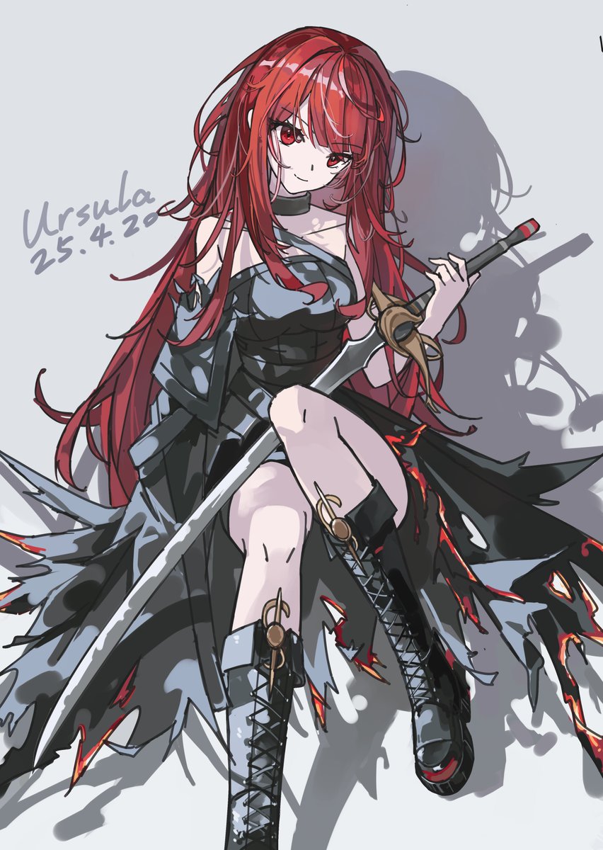 すごく乙女なアーシュラさん、かわいい！

pixivID：18Shades
#ファンアート #AILIMIT #無限機兵