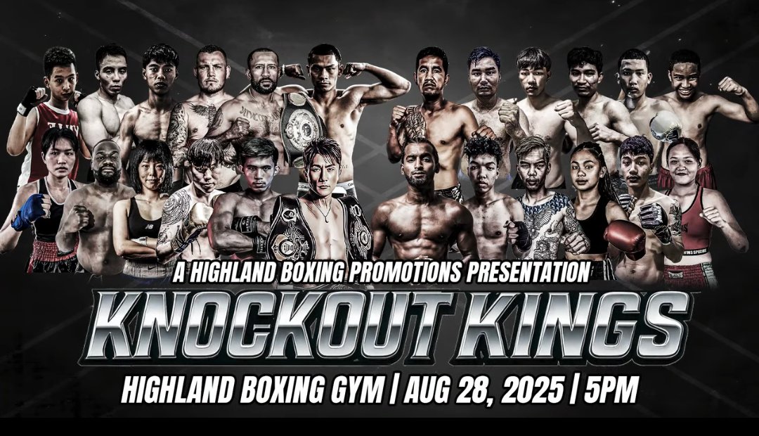 toshihikohamada's tweet photo. 【~KNOCKOUT KINGS~】
2025年8月28日
午後5時より
ハイランドボクシングジム
からYouTube LIVE🥊
#恵良敏彦
#チャンピオン
#ボクシング
#Bangkok
#陽光アダチジム
#HighlandBoxing
https://t.co/R2UJY1nc4F https://t.co/HKmvXlQvRD