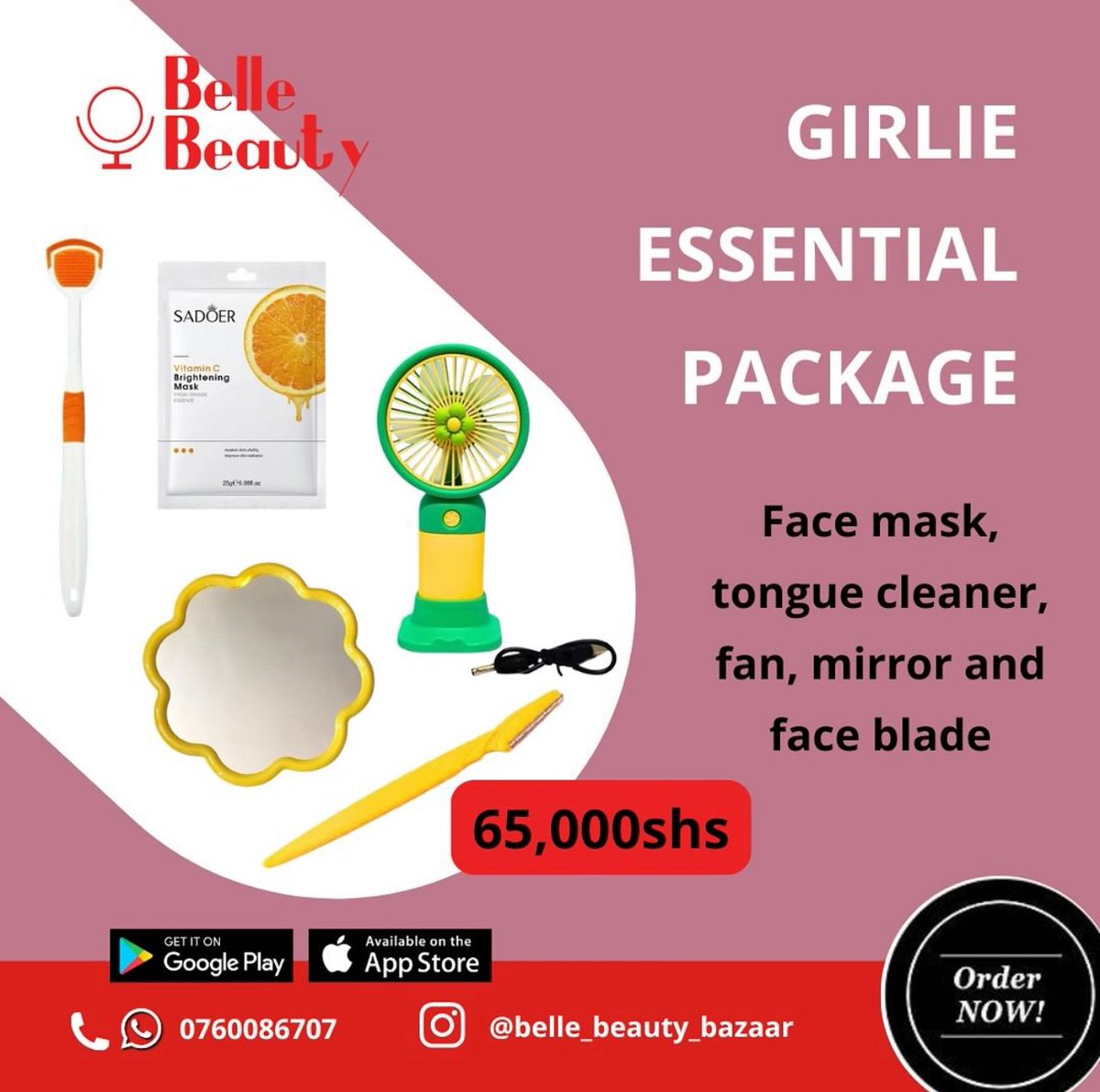 Belle_beautyug's tweet image. Packed and pretty, essentials that slay all day.

#bellebeauty #bellebeautyapp #girlessentials