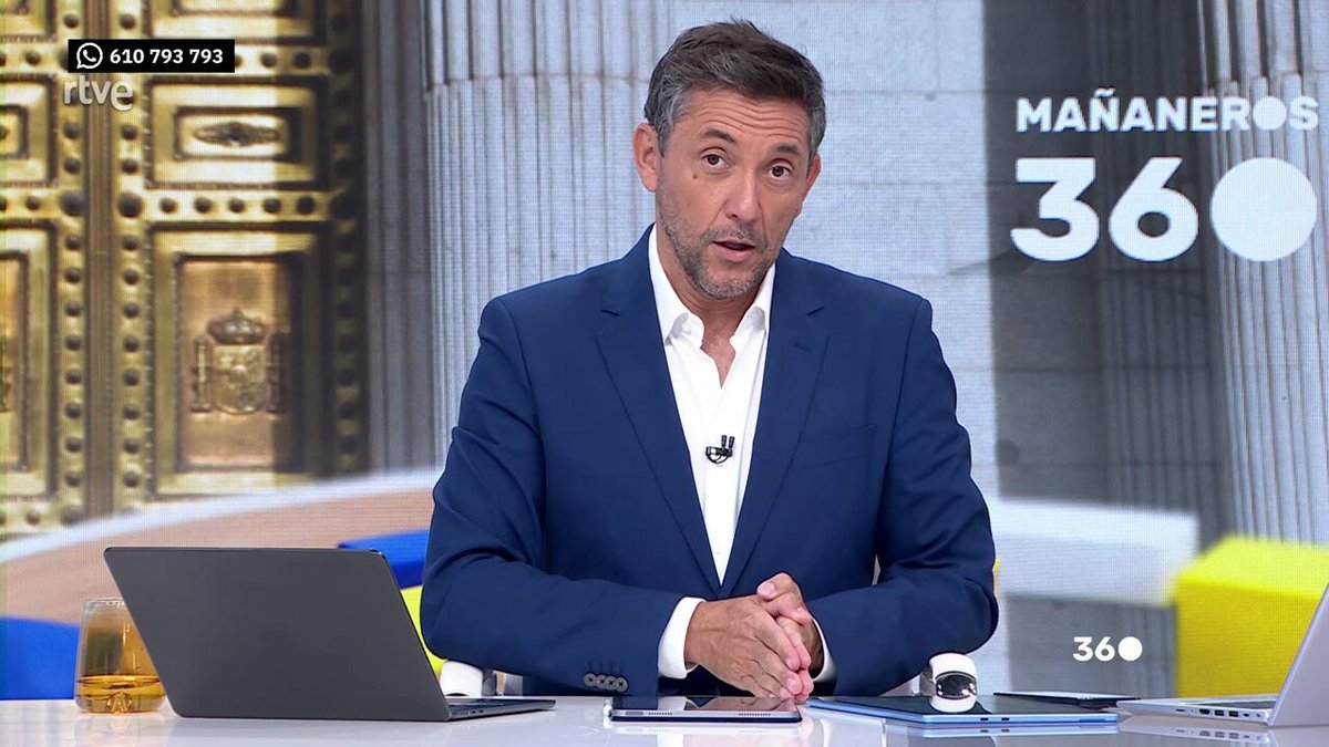 #Mañaneros360 es LÍDER en la mañana de @la1_tve

🟡 SEGUNDO MEJOR DATO DEL MES con un 14.4% de share y una media de 443.000 espectadores

🟡 Más de 2.1 millones de espectadores únicos

🟡 +34.7% por encima de la media del canal

#QueVivaLaTele #Audiencias