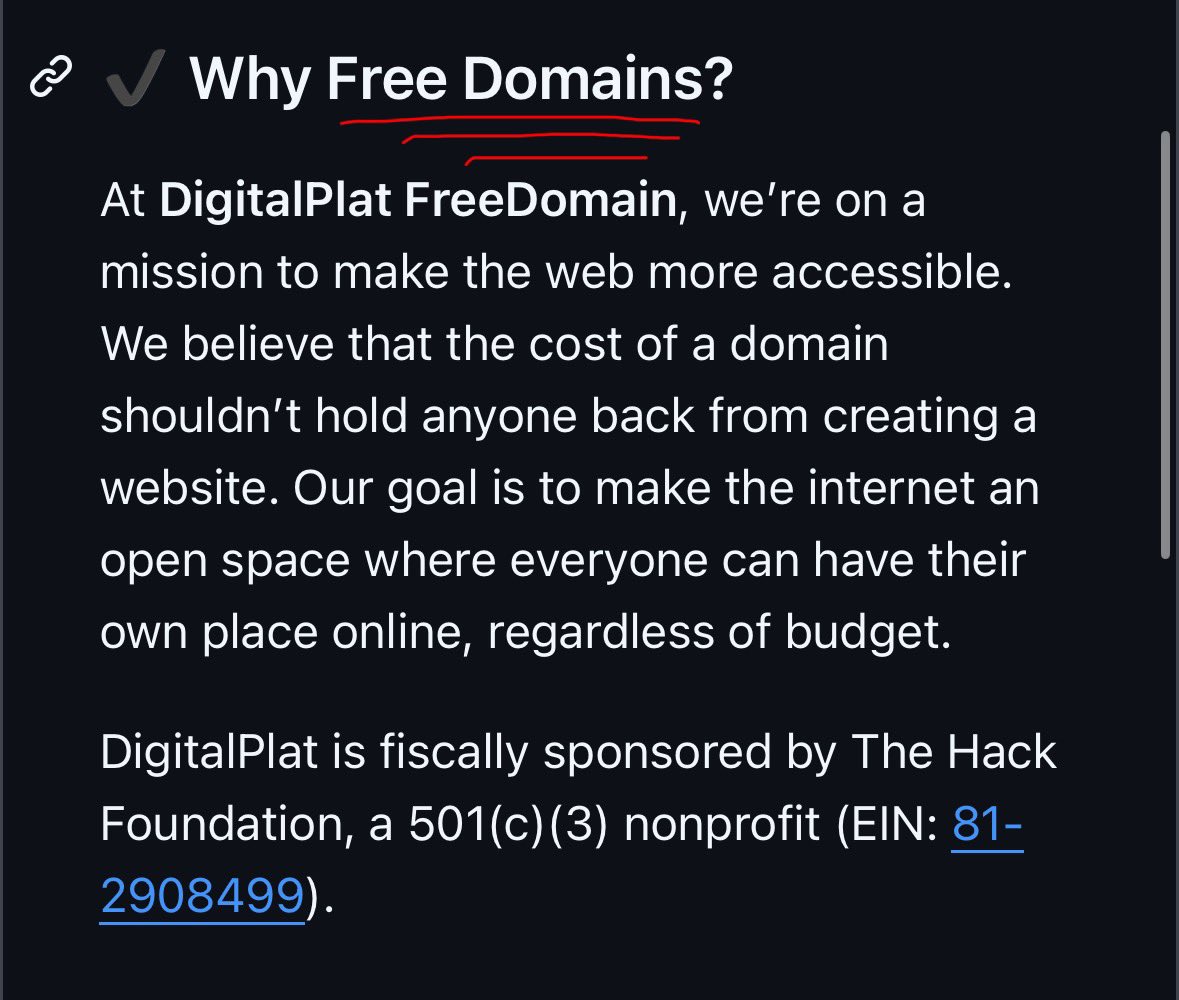 This OSS project lets you own domains for FREE. What a cool way to host side projects and portfolio projects if money is tight