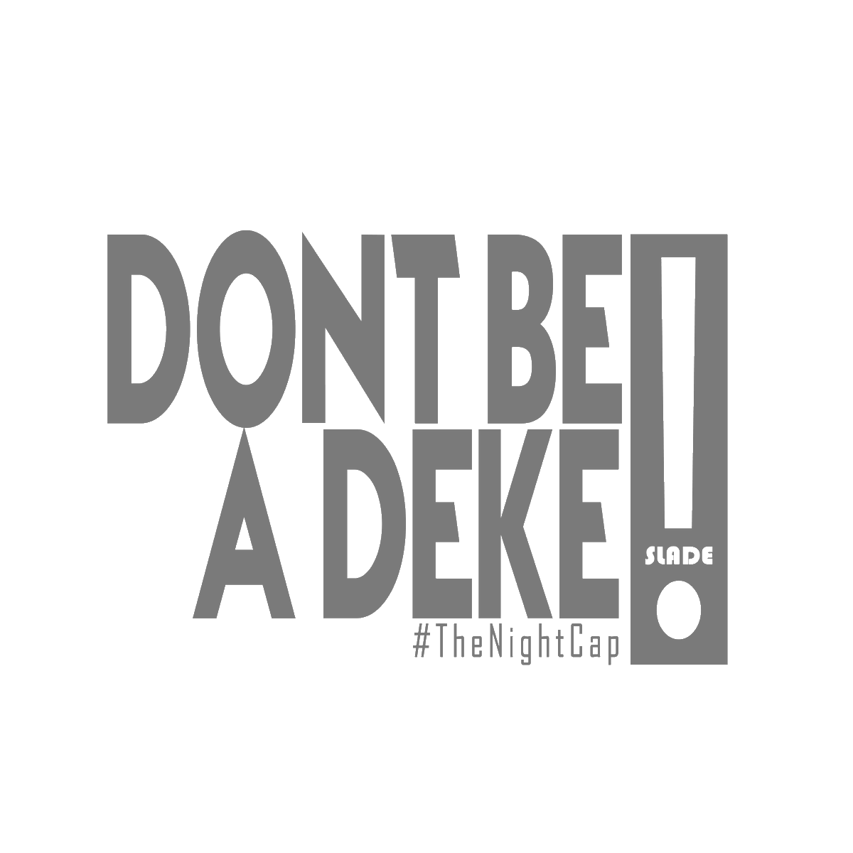 Chazwesley99's tweet photo. @beeple I know everyone wants to call this project "DickHeads"...
But really it should be called "PeckerHeads" and drop it under the official @DekeSlade #TheNightCap "Don't Be A Deke" brand 😉🔥 https://t.co/qwaB1ryUbR