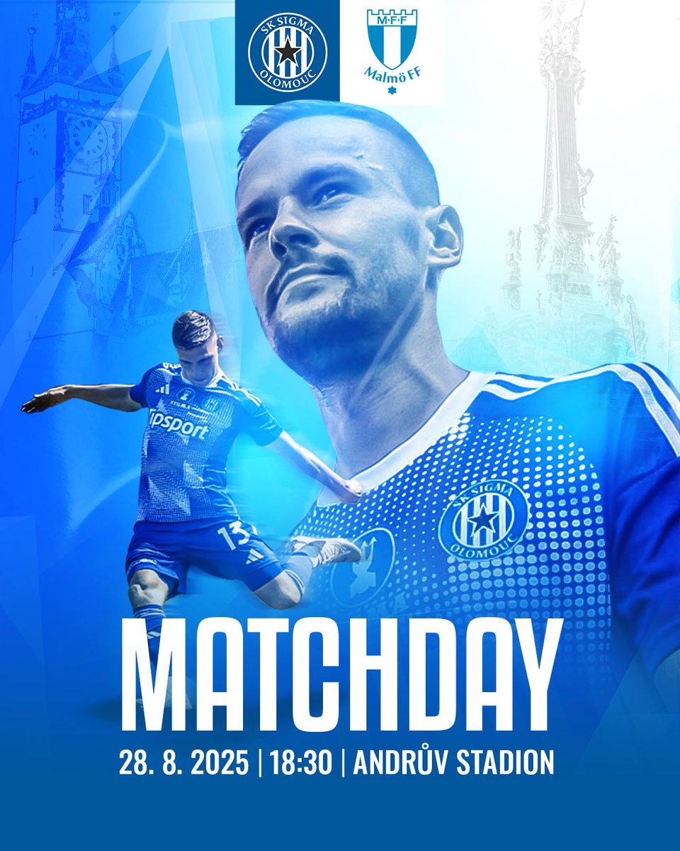 Evropa po 7 letech v Olomouci. 🌪 V odvetě 4. předkola Evropské ligy přivítáme švédské Malmö

🏆 4. předkolo Evropské ligy ⚔️ Malmö FF
📺 Nova Sport 5