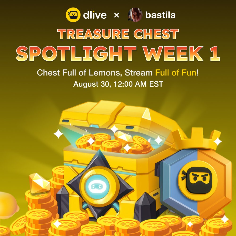 🎉 Introducing DLive’s Weekly Featured Streamer! 🎉

Every week we spotlight one amazing creator and power up their channel with:

💎 2,000 Lemons added to their Treasure Chest
🔥 Live viewers get the chance to win Lemons instantly during the stream!

🌟 This week’s featured