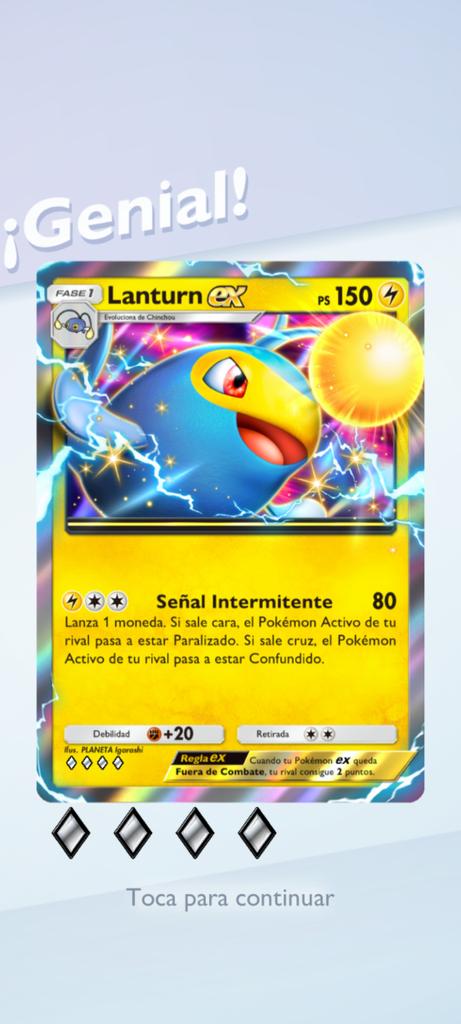 JoshTorrichum's tweet photo. Lanturn Ex brilla en mi oscuridad #PokemonTCG  #PokemonTCGPocket https://t.co/h63GoDLmeN
