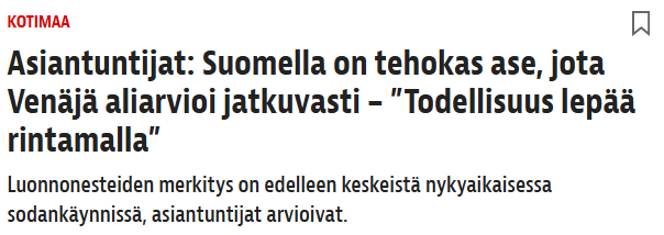 Ajatus itärajan ennallistamisesta puolustuksellisin perustein alkaa saamaan niin paljon julkisuutta meillä ja ulkomailla, että kokoan tähän ketjun kirjoituksista aiheesta! Lisätkää perään, jos jotain uupuu. #itäraja #ennallistaminen  #maanpuolustus #Venäjä