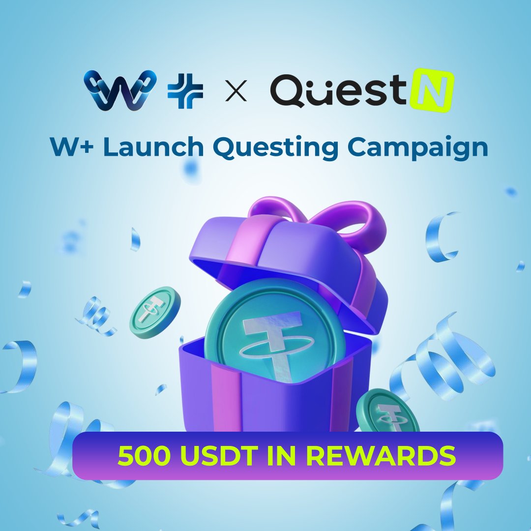 W Chain (@wchainnetwork) on Twitter photo ๐ Weโre live on <a href="/QuestN_com/">QuestN</a>
Get ready โ W+ is here with exclusive perks, priority access, and next-level features. ๐โจ
๐ฐ $500 USDT prize pool up for grabs!
โ
Complete all tasks to enter: app.questn.com/quest/10719616โฆ
โณ Campaign runs until 18th September 2025
Donโt miss your ๐ Weโre live on <a href="/QuestN_com/">QuestN</a>
Get ready โ W+ is here with exclusive perks, priority access, and next-level features. ๐โจ
๐ฐ $500 USDT prize pool up for grabs!
โ
Complete all tasks to enter: app.questn.com/quest/10719616โฆ
โณ Campaign runs until 18th September 2025
Donโt miss your