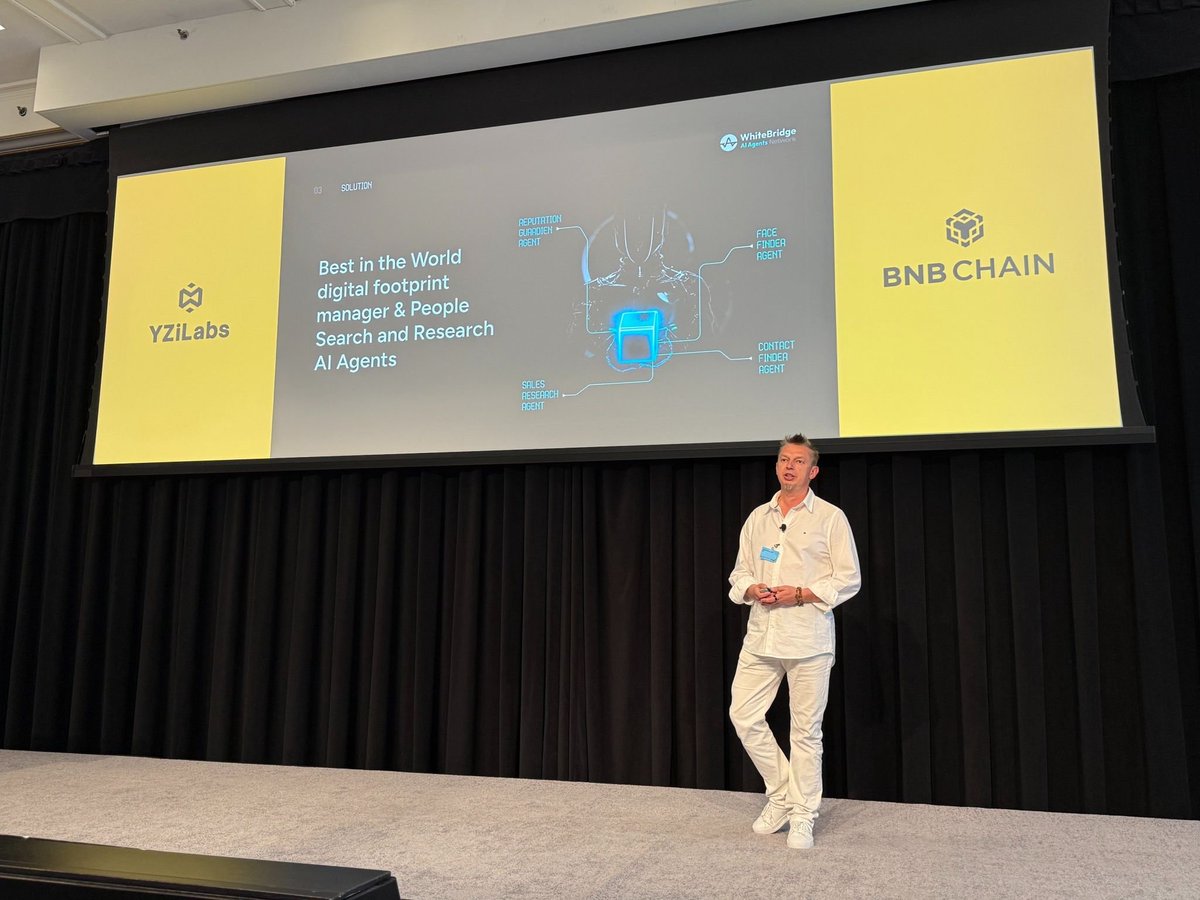 AiWhitebridge's tweet image. From vision to validation.

Same mission. Bigger stage.

Welcome to WhiteBridge Network.

Sneak peek #InsideMVB by @BNBCHAIN.