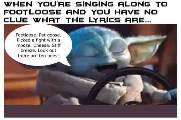 Your #SongOfTheDay #Footloose 😁