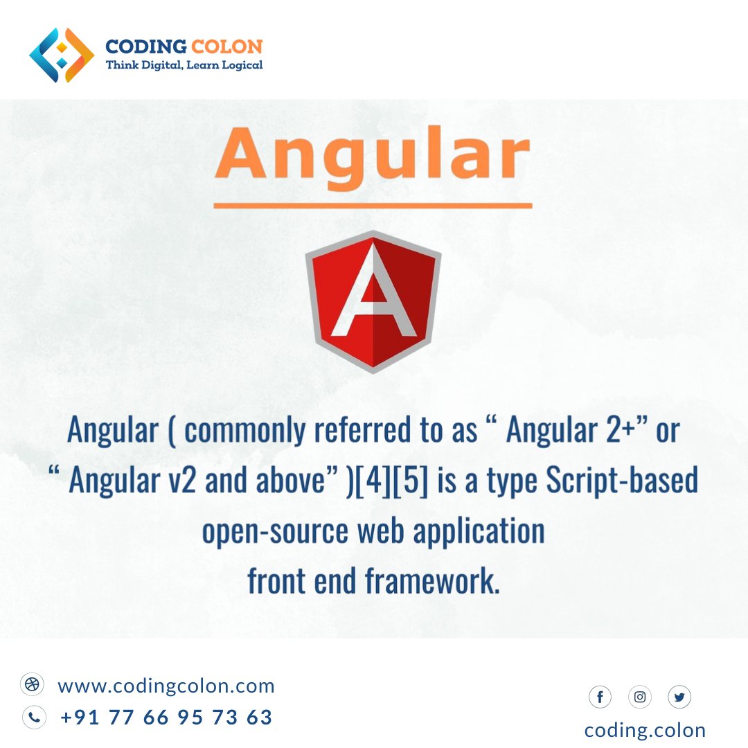 coding_colon's tweet image. 🚀 Build powerful web apps with the MEAN Stack 💻
👉 MongoDB – Database for storing data
👉 Express.js – Handles backend logic
👉 Angular – Frontend for dynamic UI
👉 Node.js – Runs JavaScript on the server
#MEANStack #FullStackDeveloper #codingcolon