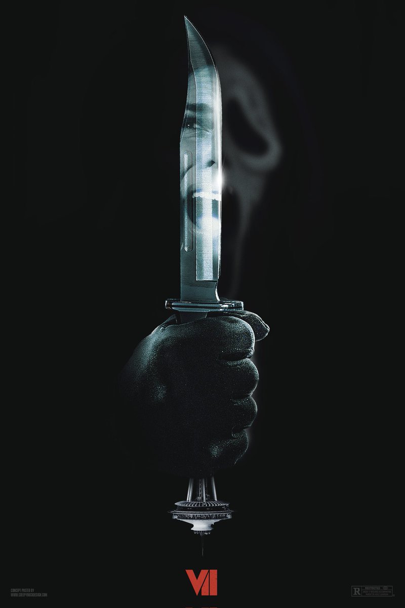 PAC Entertainment Movie Theater and TV Show news (@prestonhoover11) on Twitter photo 🔪🩸Only 6 months until the premiere of "SCREAM 7"
In less than 3 months we will have our first looks of the movie…
( 📸: <a href="/creepyduckart/">Creepy Duck Design</a> )
#Scream5 #Scream6 #ghostface #Scream7 #ScreamVII #ScreamVI #screammovie 🔪🩸Only 6 months until the premiere of "SCREAM 7"
In less than 3 months we will have our first looks of the movie…
( 📸: <a href="/creepyduckart/">Creepy Duck Design</a> )
#Scream5 #Scream6 #ghostface #Scream7 #ScreamVII #ScreamVI #screammovie