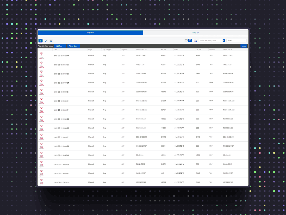 avanet_ch's tweet photo. 🚫 Angriffe blockieren, bevor sie anklopfen:
Mit den Avanet Threat Intelligence Feeds stoppt deine Firewall bekannte Bots &amp; IPs automatisch.

Teste jetzt kostenlos den Basic Feed.
👉 https://t.co/0xbp72GI43 

#CyberSecurity #ThreatIntel #Firewall https://t.co/7Jg9gdZWdf