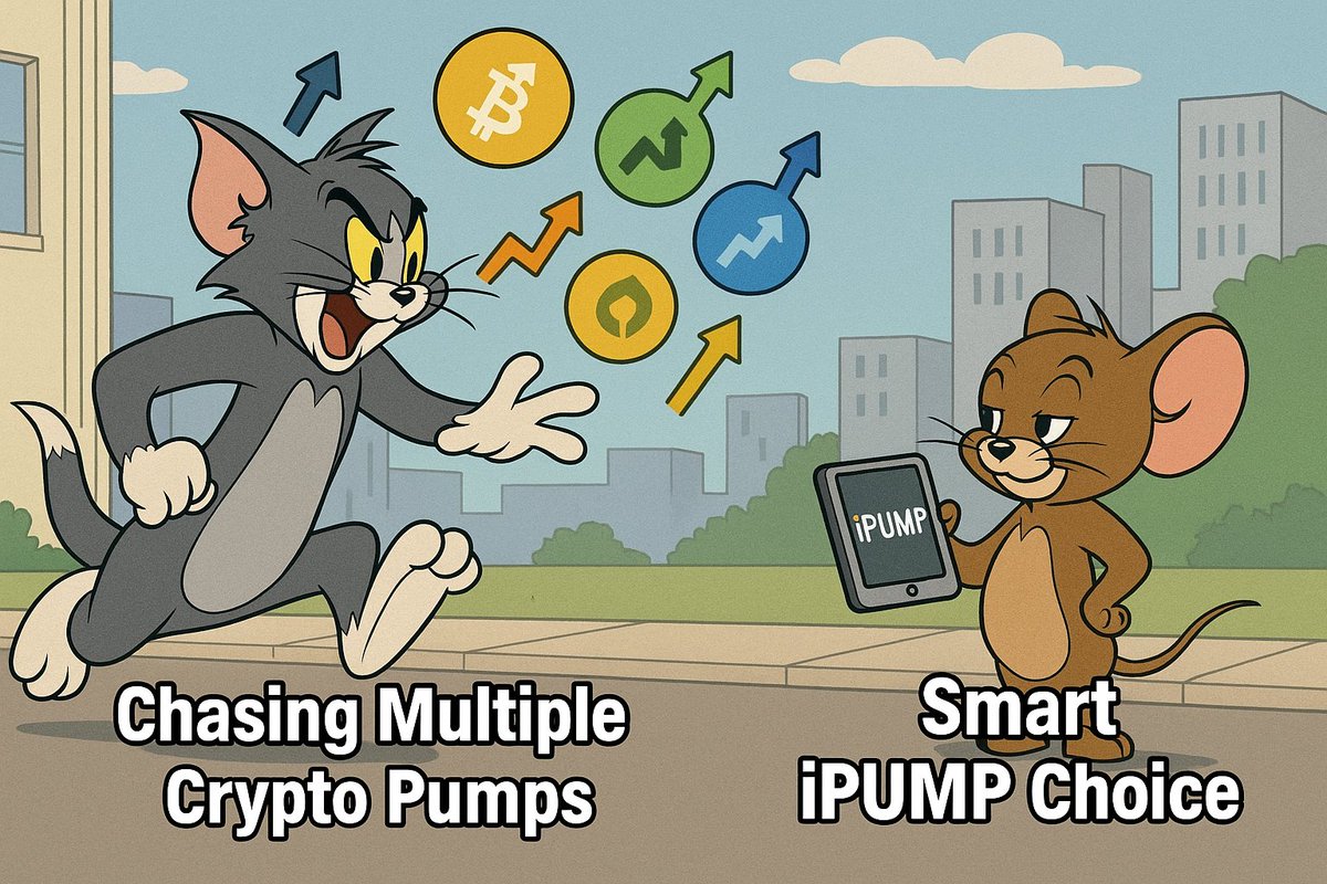 KryptoKnightXD's tweet photo. Tom chasing 100 different crypto pumps vs Jerry, who holds #iPUMP and chills ๐ฑ๐ญ
WORK SMARTER, NOT HARDER! Who's Team Jerry here?
#crypto #memecoins #Trending #alpha https://t.co/j44M0HxXxb