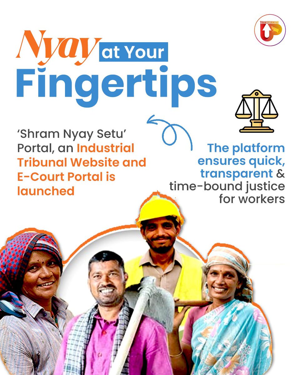 indic_kanyaa's tweet image. अब कोई श्रमिक अपने हक से वंचित नहीं रहेगा।
उत्तर प्रदेश सरकार ने तकनीक को श्रमिकों का साथी बनाकर न्याय और सुरक्षा को सबसे आगे रखा है।
यह प्रयास हर मेहनतकश परिवार के जीवन में सकारात्मक बदलाव ला रहा है।
✊🖥️ #SmartUP #श्रमिक_सशक्तिकरण