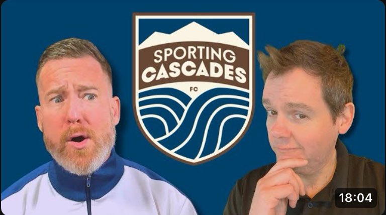 American Soccer Logo Review: USL Eugene Becomes Sporting Cascades FC youtu.be/dgiul-W0sLA?si…